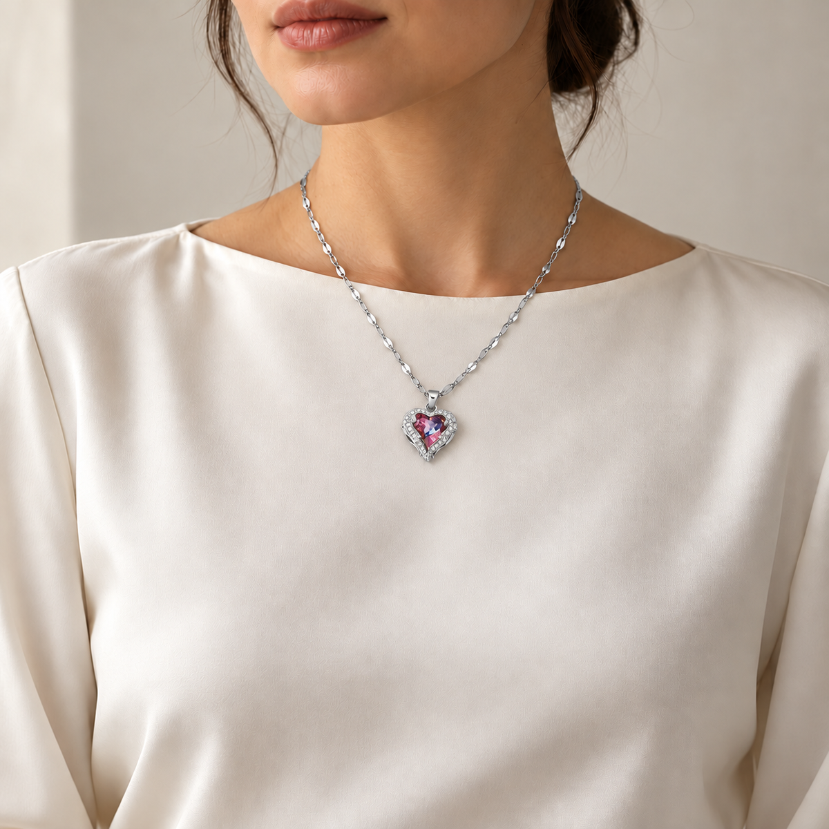 Amara Heart Pendant Necklace