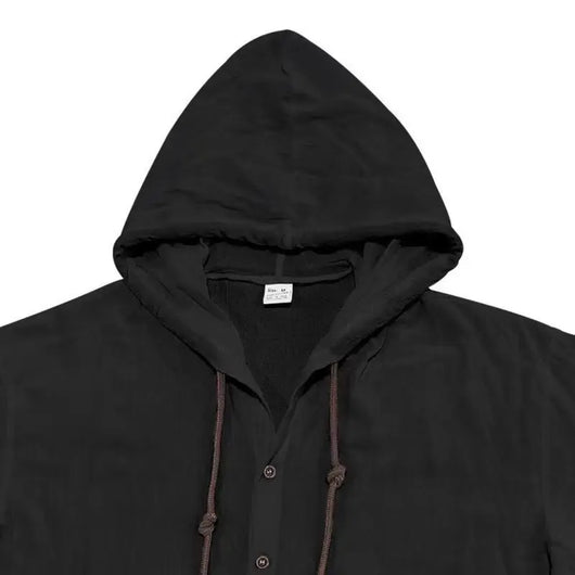 Men’s Breathable Hooded Two-Piece Set – Relaxed Fit Wide Leg Pants Matching Outfit