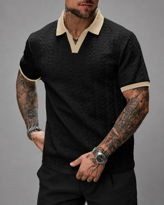 Sorrento Textured Knit Polo