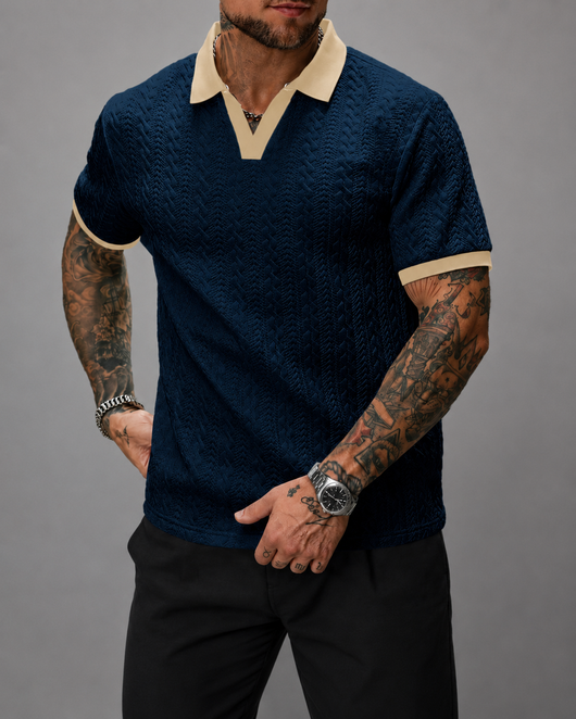 Sorrento Textured Knit Polo