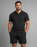 Capri Textured Polo Set