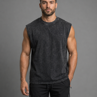 Acid Washed Oversized Cotton Tank