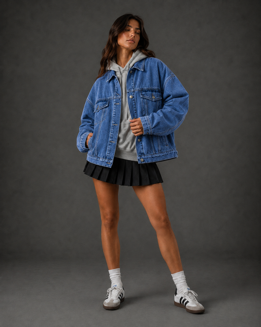 Amalfi Denim Hooded Jacket