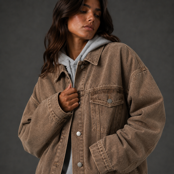 Amalfi Denim Hooded Jacket product photo