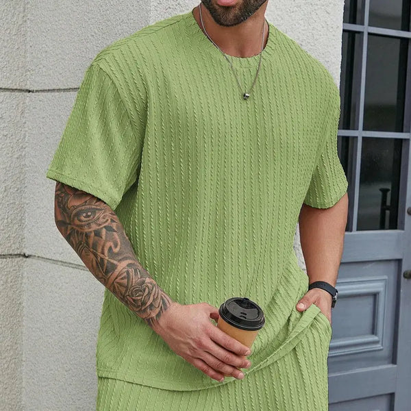 The Harrison Textured Two-Piece Set