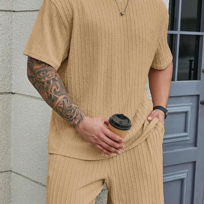The Harrison Textured Two-Piece Set