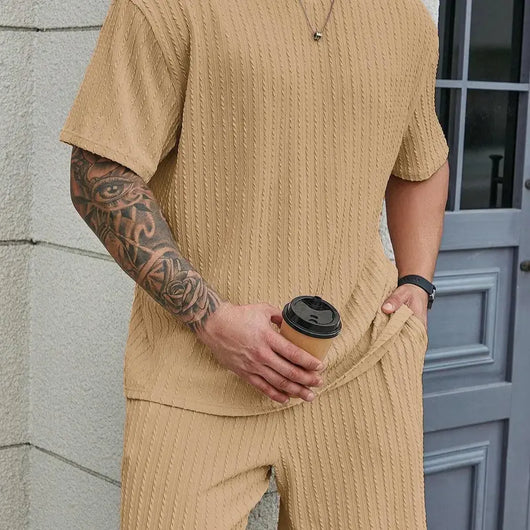 The Harrison Textured Two-Piece Set