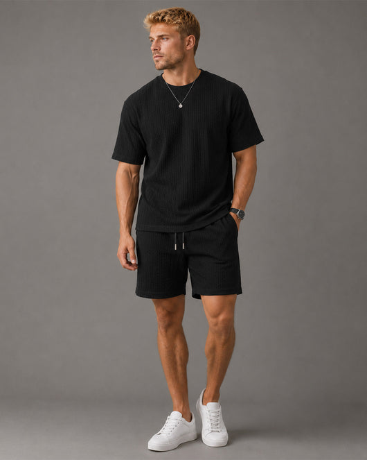 The Harrison Textured Two-Piece Set