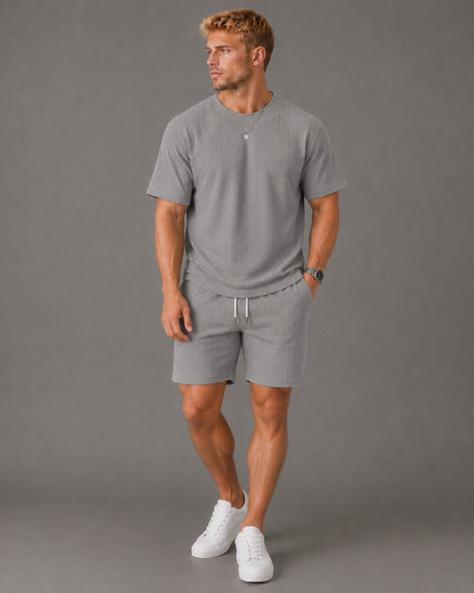 The Harrison Textured Two-Piece Set
