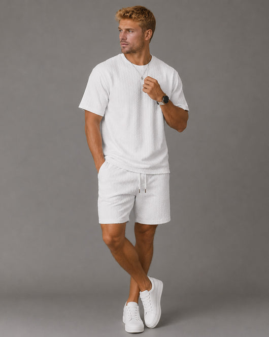 The Harrison Textured Two-Piece Set