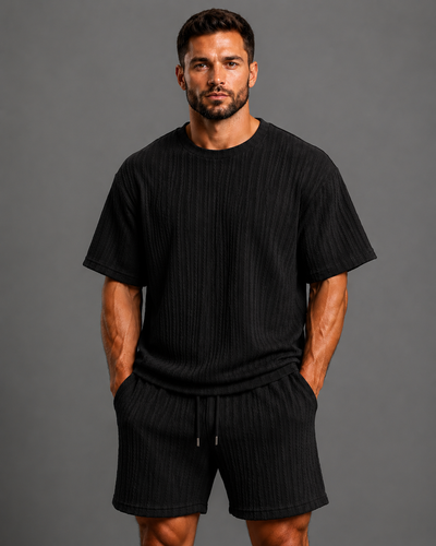 The Harrison Textured Two-Piece Set