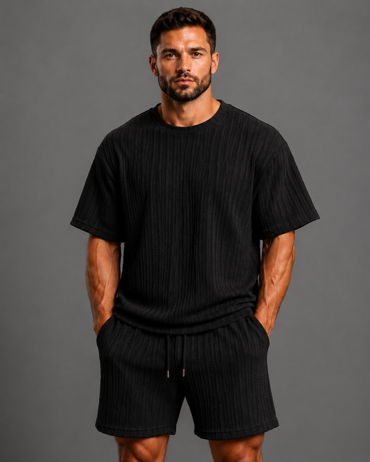 The Harrison Textured Two-Piece Set
