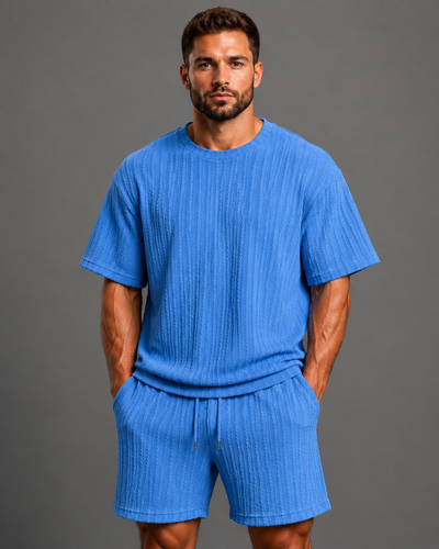 The Harrison Textured Two-Piece Set