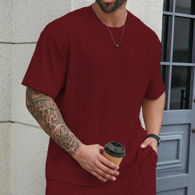 The Harrison Textured Two-Piece Set