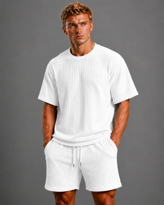 The Harrison Textured Two-Piece Set